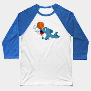 Dolphin Basketball player Basketball Baseball T-Shirt